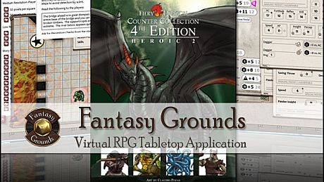 Fantasy Grounds - Fiery Dragon Counter Collection: Heroic 2 DLC