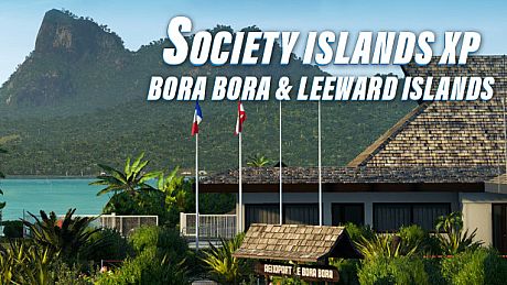 X-Plane 11 - Add-on: Aerosoft - Society Islands XP - Bora Bora & Leeward Islands DLC