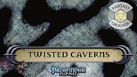 Fantasy Grounds - Pathfinder RPG - Pathfinder Flip-Mat - Classic Twisted Caverns DLC