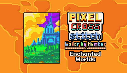 Pixel Cross Stitch - Enchanted Worlds Pack