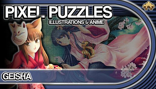 Pixel Puzzles Illustrations & Anime - Jigsaw Pack: Geishas