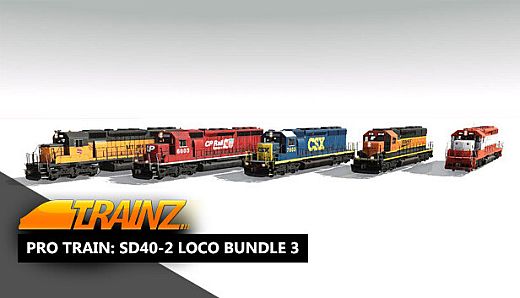 Trainz 2022 DLC - Pro Train: SD40-2 Loco Bundle 3