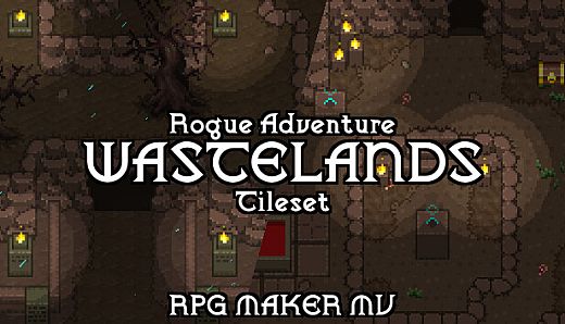 RPG Maker MV - Rogue Adventure - Wastelands Tileset