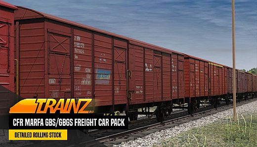 Trainz Plus DLC - CFR Marfa Gbs/Gbgs freight car pack