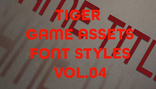 TIGER GAME ASSETS FONT STYLES VOL.04