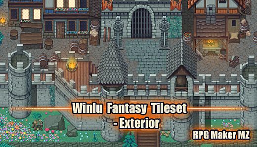 RPG Maker MZ - Winlu Fantasy Tileset - Exterior
