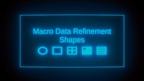 Macro Data Refinement Simulator: Shapes Game