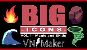 Visual Novel Maker - Big Icons Vol 1 - Magic and Skills