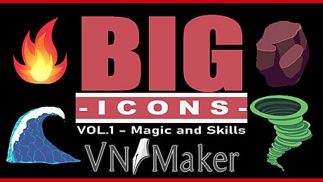 Visual Novel Maker - Big Icons Vol 1 - Magic and Skills DLC