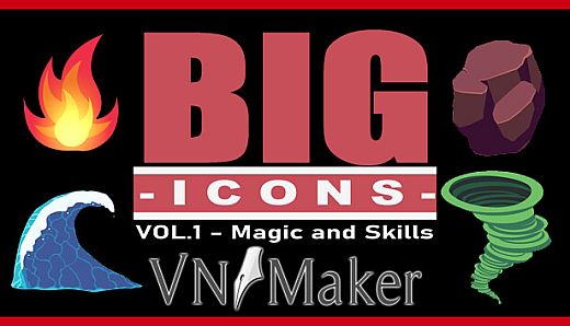 Visual Novel Maker - Big Icons Vol 1 - Magic and Skills