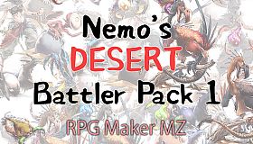 RPG Maker MZ - Nemo's Desert Battlers Pack 1