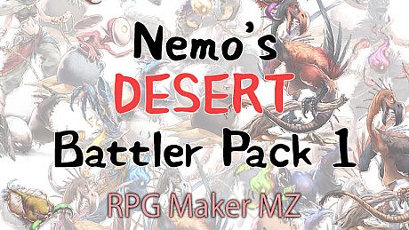 RPG Maker MZ - Nemo's Desert Battlers Pack 1 DLC