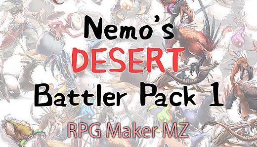 RPG Maker MZ - Nemo's Desert Battlers Pack 1