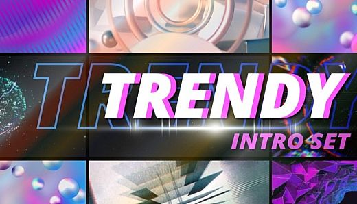 Movavi Video Editor Plus 2021 Effects - Trendy Intro Set