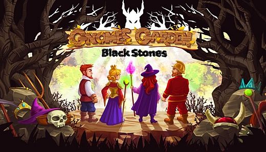Gnomes Garden: Black Stones