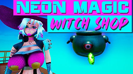 Neon Magic: Witch shop Game