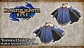 Monster Hunter Rise - "Kamura Cloak Garb" Hunter layered armor piece