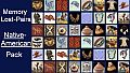 Memory Lost-Pairs - Native Americans (& Gems)