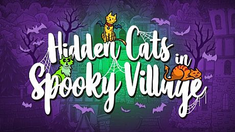 Hidden Cats in Spooky Village Game