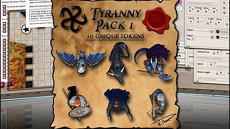 Fantasy Grounds - Ddraig Goch's Tyranny 1 (Token Pack) DLC