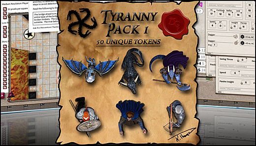 Fantasy Grounds - Ddraig Goch's Tyranny 1 (Token Pack)
