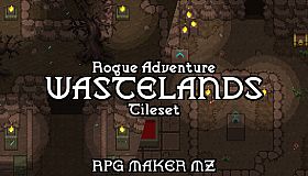 RPG Maker MZ - Rogue Adventure - Wastelands Tileset