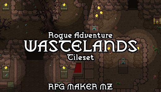 RPG Maker MZ - Rogue Adventure - Wastelands Tileset