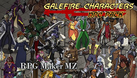 RPG Maker MZ - Galefire Characters - NPC Pack
