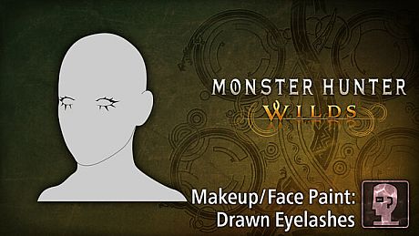 Monster Hunter Wilds - Makijaż/malowanie twarzy: narysowane rzęsy DLC