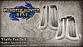 Monster Hunter Rise - "Fluffy Fur Belt" Hunter layered armor piece