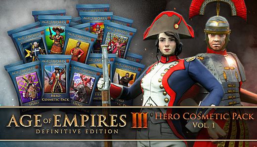 Age of Empires III: Definitive Edition – Hero Cosmetic Pack – Vol. 1