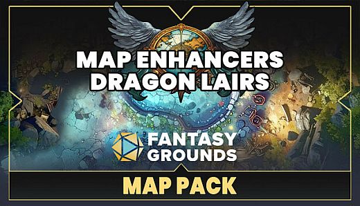 Fantasy Grounds - Map Enhancers Dragon Lairs