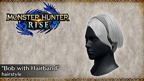 MONSTER HUNTER RISE - "Bob with Hairband" hairstyle DLC