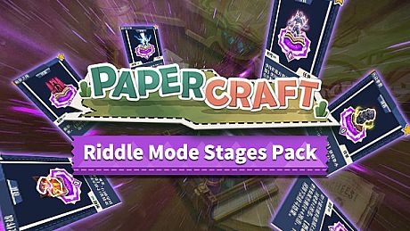 Papercraft:Riddle Mode stages pack （谜题模式关卡包） DLC