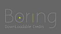 Borıng. - Credits
