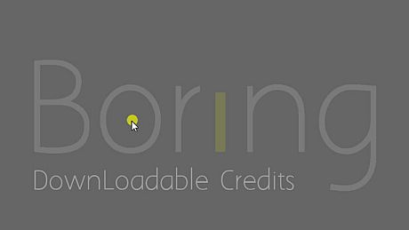 Borıng. - Credits DLC