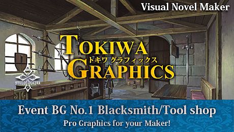 Visual Novel Maker - TOKIWA GRAPHICS Event BG No.1 Blacksmith/Tool shop DLC