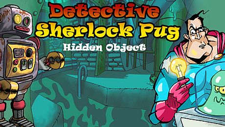 Detective Sherlock Pug - Hidden Object. Relaxing games Game