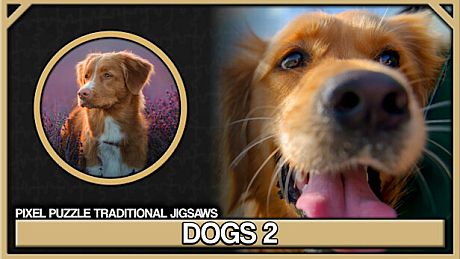 Pixel Puzzles Traditional Jigsaws Pack: Dogs DLC