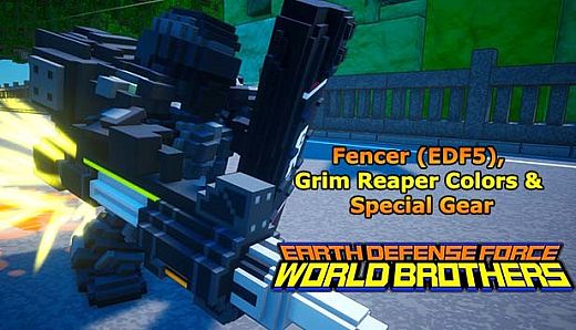 EARTH DEFENSE FORCE: WORLD BROTHERS - Fencer (EDF5), Grim Reaper Colors & Special Gear