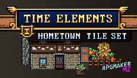 RPG Maker MZ - Time Elements - Hometown Tileset