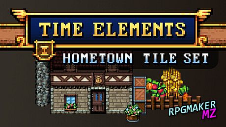 RPG Maker MZ - Time Elements - Hometown Tileset DLC