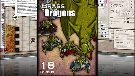 Fantasy Grounds - Brass Dragons (Token Pack) DLC