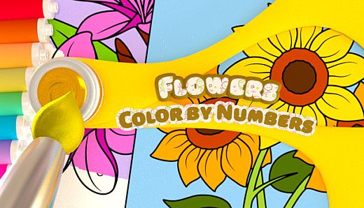 Color by Numbers - Flowers