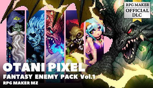RPG Maker MZ - Otani Pixel Fantasy Enemy Pack Vol.1