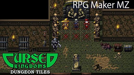 RPG Maker MZ - Cursed Kingdoms Dungeon Tiles DLC