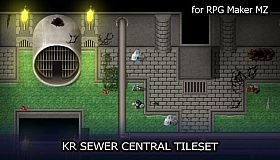 RPG Maker MZ - KR Sewer Central Tileset