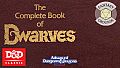 Fantasy Grounds - D&D Classics:PHBR6 The Complete Book of Dwarves (2E)