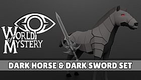 World of Mystery - Dark King Sword and Mount