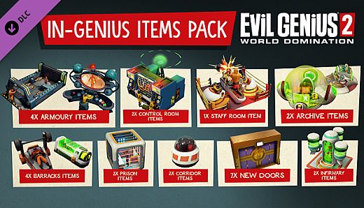 Evil Genius 2: In-Genius Items Pack